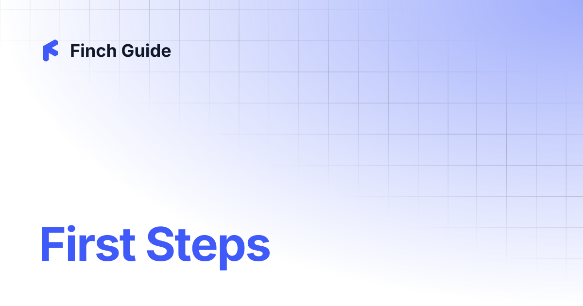 Create an account and install plug ins finch guide